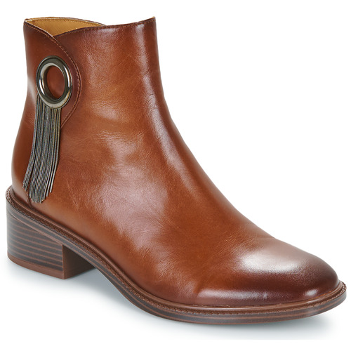 Shoes Women Mid boots Mam'Zelle JULIUS Brown