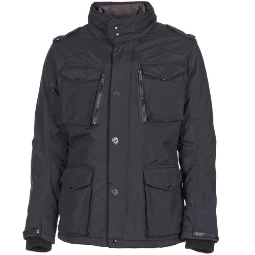 Clothing Men Parkas Schott FIELD Black