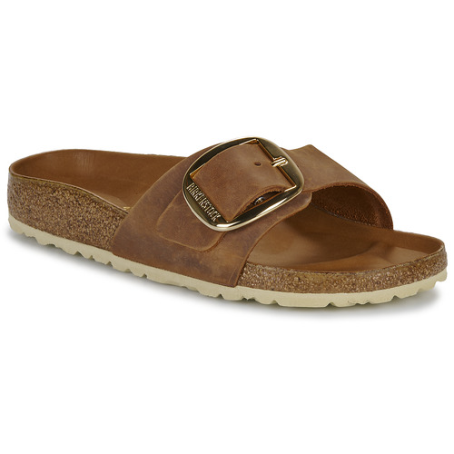 Shoes Women Mules Birkenstock MADRID BIG BUCKLE Brown