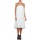 Clothing Women Long Dresses American Retro VERO LONG White