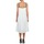 Clothing Women Long Dresses American Retro VERO LONG White