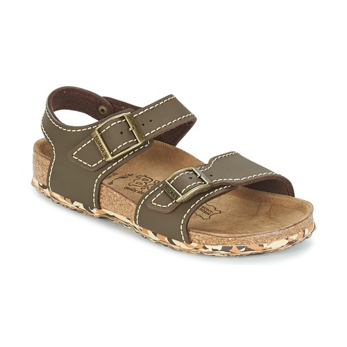 Shoes Girl Sandals Birki's NEW YORK Neoprene / Brown