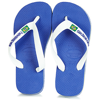 kengät Lapset Varvassandaalit Havaianas BRASIL LOGO Laivastonsininen