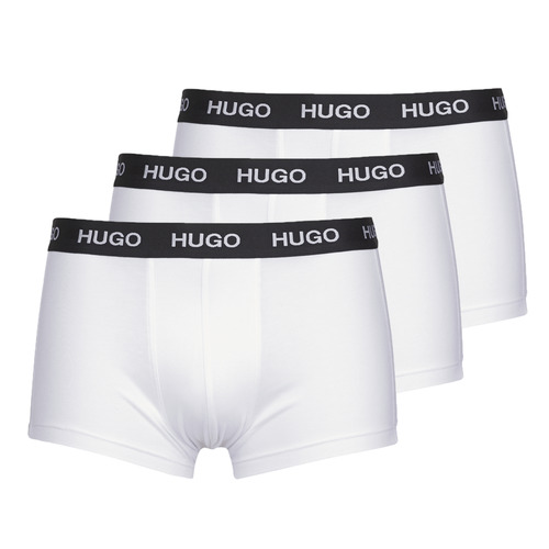 Alusvaatteet Miehet Bokserit HUGO TRUNK TRIPLET PACK Valkoinen