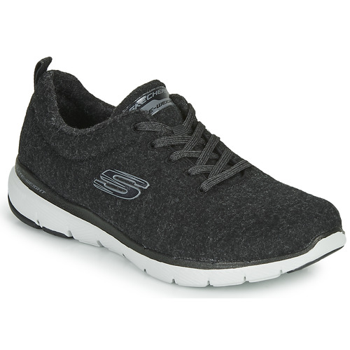 kengät Naiset Fitness / Training Skechers FLEX APPEAL 3.0 PLUSH JOY Musta