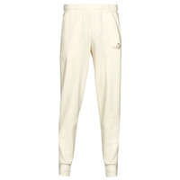 vaatteet Miehet Verryttelyhousut Puma ESS+ EMBROIDERY LOGO PANT Valkoinen / Cassé