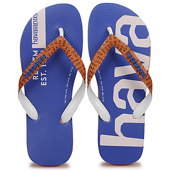 kengät Varvassandaalit Havaianas TOP LOGOMANIA MID TECH Sininen / Oranssi