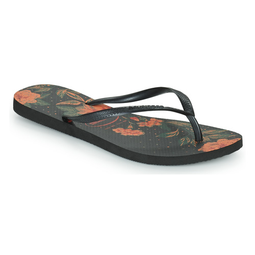 kengät Naiset Varvassandaalit Havaianas SLIM ORGANIC Musta / Oranssi