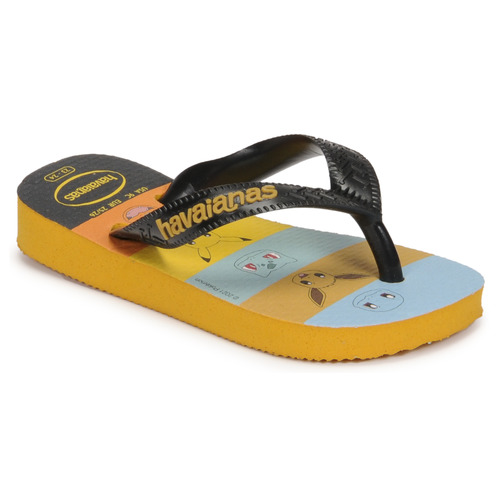 kengät Pojat Varvassandaalit Havaianas KIDS TOP POKEMON Musta / Keltainen / Sininen