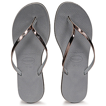 kengät Naiset Varvassandaalit Havaianas YOU METALLIC Harmaa