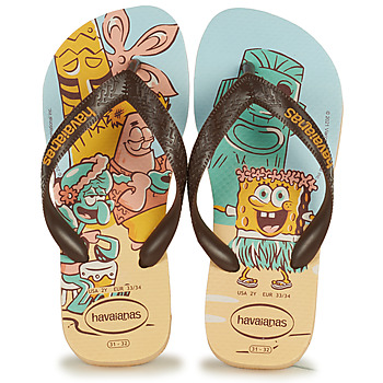 kengät Lapset Varvassandaalit Havaianas KIDS TOP BOB SPONGE Monivärinen