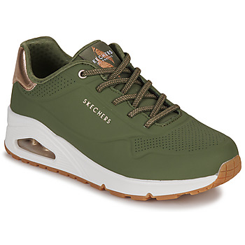 kengät Naiset Matalavartiset tennarit Skechers UNO Khaki