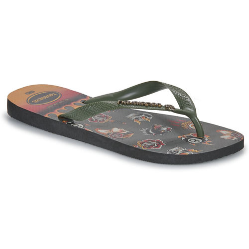 kengät Miehet Varvassandaalit Havaianas TOP TRIBO Vihreä