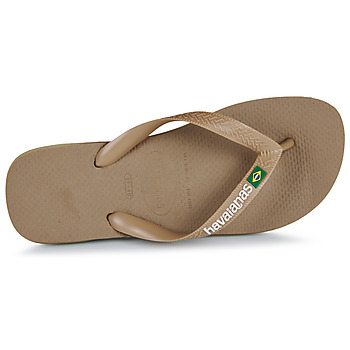 kengät Naiset Varvassandaalit Havaianas BRASIL LOGO Beige