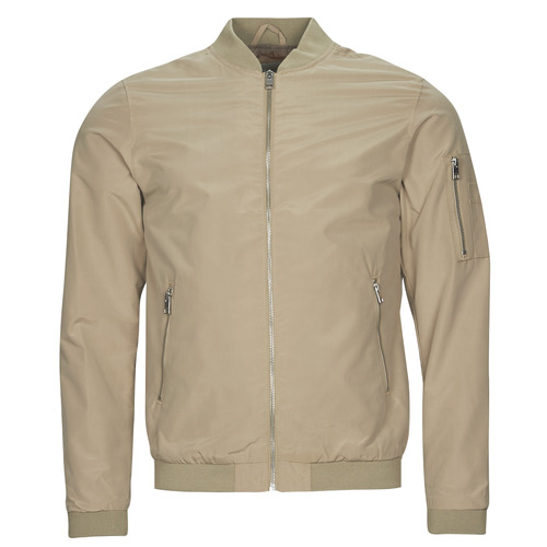 vaatteet Miehet Pusakka Jack & Jones JJERUSH BOMBER Beige