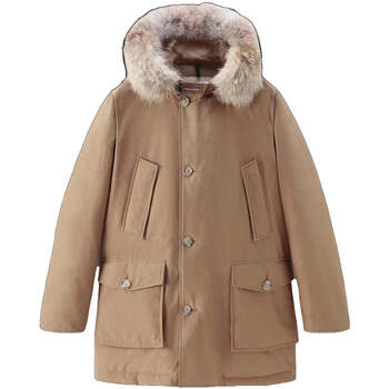 vaatteet Miehet Pusakka Woolrich  Beige