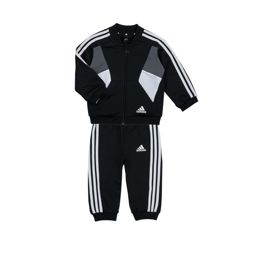 vaatteet Lapset Kokonaisuus Adidas Sportswear I 3S CB TS Musta