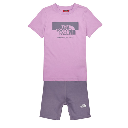 vaatteet Tytöt Kokonaisuus The North Face Kid G Summer Set Violetti