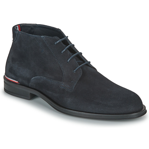 kengät Miehet Bootsit Tommy Hilfiger CORE RWB HILFIGER SUEDE L BOOT Laivastonsininen