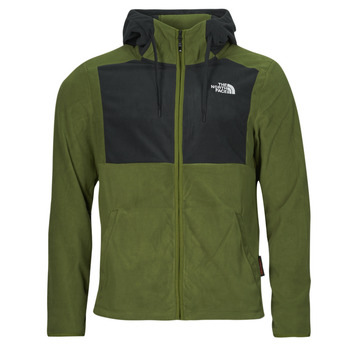 vaatteet Miehet Fleecet The North Face HOMESAFE FULL ZIP FLEECE HOODIE Khaki / Musta