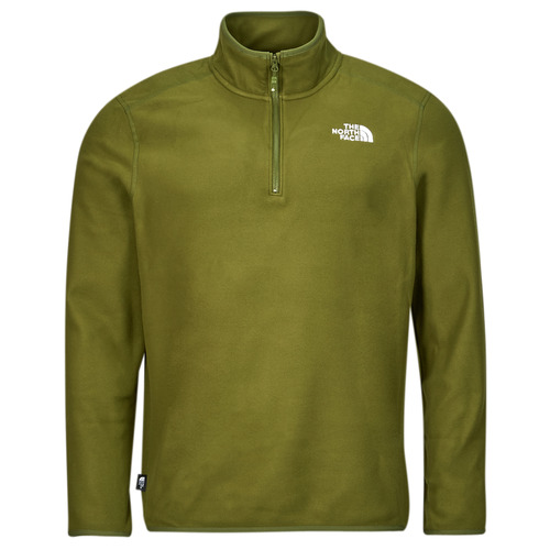 vaatteet Miehet Fleecet The North Face 100 GLACIER 1/4 ZIP Khaki