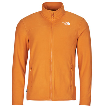 vaatteet Miehet Fleecet The North Face 100 GLACIER FULL ZIP Oranssi