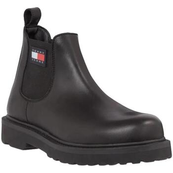 kengät Miehet Bootsit Tommy Hilfiger  Musta