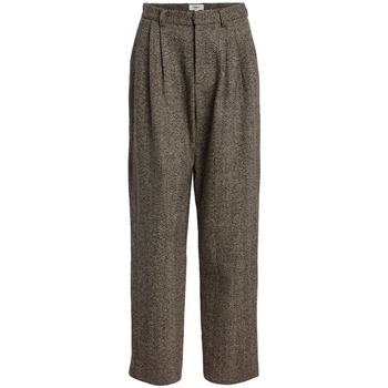 vaatteet Naiset Housut Object Trousers Camilla - Java Ruskea