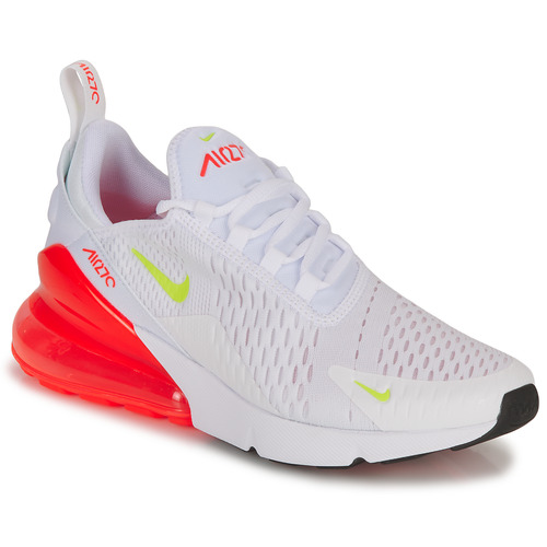 kengät Naiset Matalavartiset tennarit Nike AIR MAX 270 Valkoinen / Oranssi