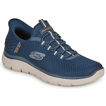 kengät Miehet Tennarit Skechers HANDS FREE SLIP INS SUMMITS - HIGH RANGE Laivastonsininen