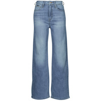 vaatteet Naiset Flare / Wide farkut Pepe jeans WIDE LEG JEANS UHW Sininen