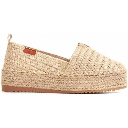 kengät Naiset Espadrillot Leindia 87259 Beige