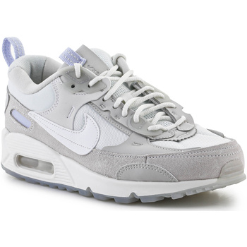 kengät Naiset Matalavartiset tennarit Nike Air Max 90 Futura DM9922-102 Valkoinen