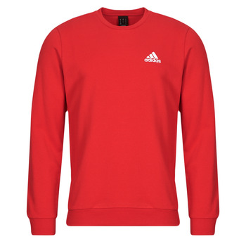 vaatteet Miehet Svetari Adidas Sportswear FEELCOZY ESSENTIALS FLEECE SWEATSHIRT Punainen / Valkoinen