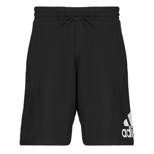 vaatteet Miehet Shortsit / Bermuda-shortsit Adidas Sportswear Essentials Big Logo French Terry Shorts Musta