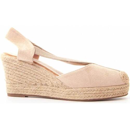 kengät Naiset Espadrillot Leindia 87286 Beige