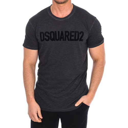 vaatteet Miehet Lyhythihainen t-paita Dsquared S74GD0587-S22146-814 Harmaa