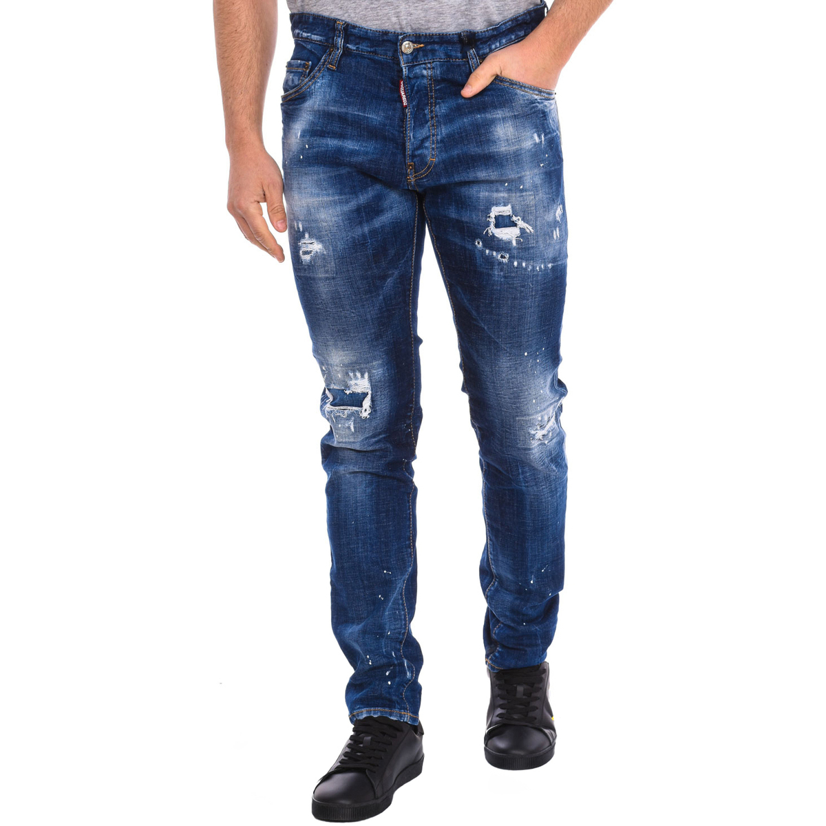 vaatteet Miehet Housut Dsquared S74LB0764-S30342-470 Sininen