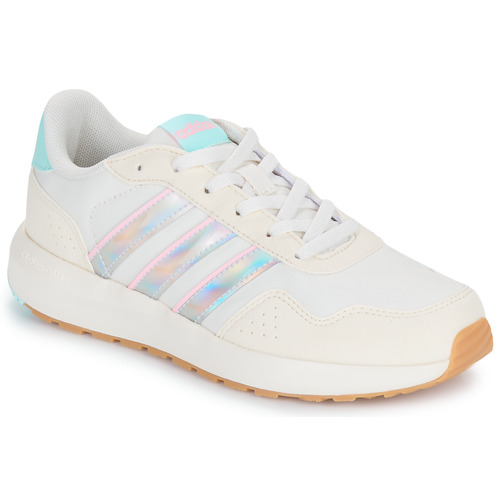 kengät Lapset Matalavartiset tennarit Adidas Sportswear RUN 60s J Beige / Hopea / Sininen