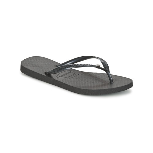 kengät Naiset Varvassandaalit Havaianas SLIM CRYSTAL GLAMOUR SWAROVSKI Musta