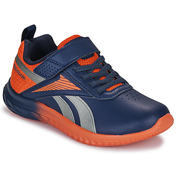 kengät Pojat Matalavartiset tennarit Reebok Sport RUSH RUNNER 5.0 SYN Laivastonsininen / Oranssi