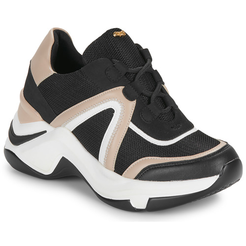 kengät Naiset Matalavartiset tennarit Exé Shoes  Musta / Beige