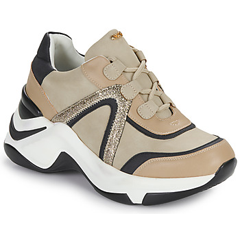 kengät Naiset Matalavartiset tennarit Exé Shoes  Beige / Musta