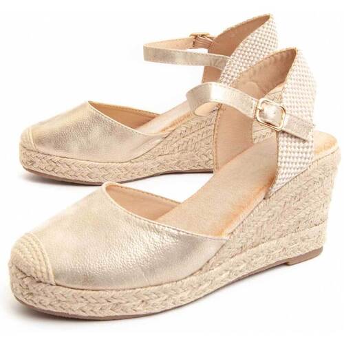 kengät Naiset Espadrillot Leindia 90134 Kulta