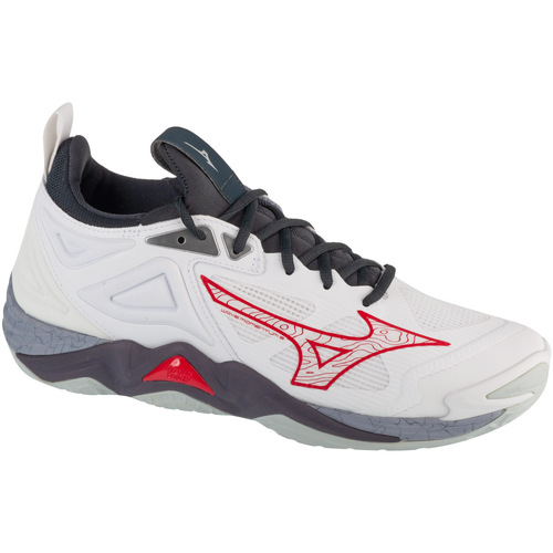 kengät Miehet Fitness / Training Mizuno Wave Momentum 3 Valkoinen