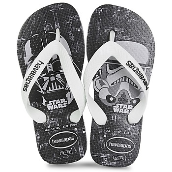 kengät Pojat Varvassandaalit Havaianas STAR WARS Musta / Valkoinen