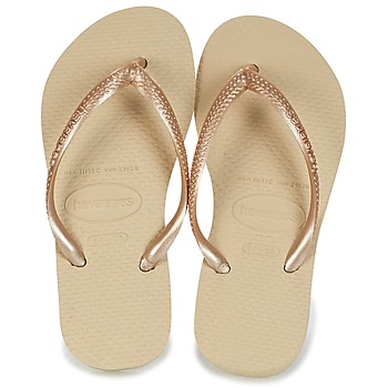 kengät Tytöt Varvassandaalit Havaianas SLIM Beige