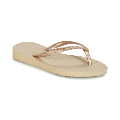 kengät Tytöt Varvassandaalit Havaianas SLIM Beige