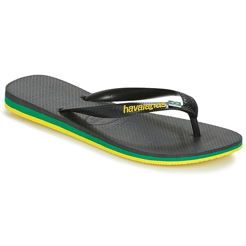 kengät Varvassandaalit Havaianas Brasil Layers Musta