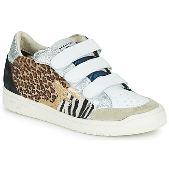 Παπούτσια Γυναίκα Χαμηλά Sneakers Serafini SAN DIEGO Άσπρο / Argenté / Leopard